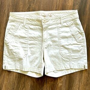 Women shorts Prana Elle cream size 10 5” inseam